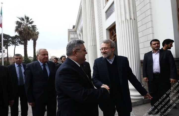 دیدار روسای پارلمان گرجستان و ایران