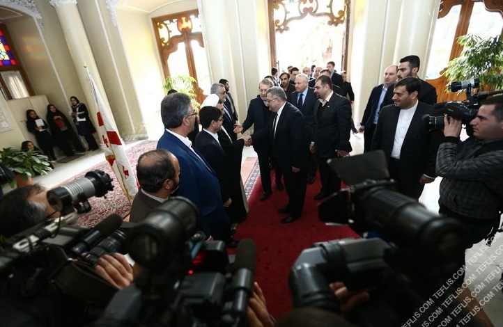 دیدار روسای پارلمان گرجستان و ایران