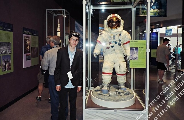 حضور نوجوانان گرجی در سازمان فضایی آمریکا