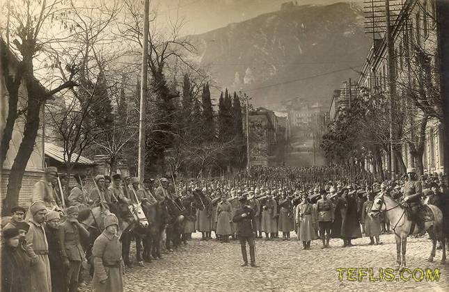 اشغال گرجستان توسط ارتش سرخ شوروی، 25 فوریه 1921. خیابان لاقیدزه