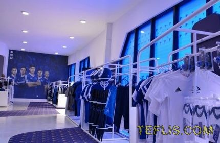 افتتاح فروشگاه باشگاه فوتبال دینامو تفلیس