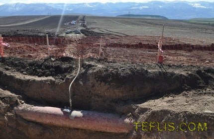 سرقت نفت خام از خط لوله باکو - سوپسا در گرجستان